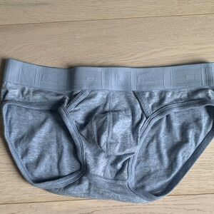 Bluish Gray Men's Briefs